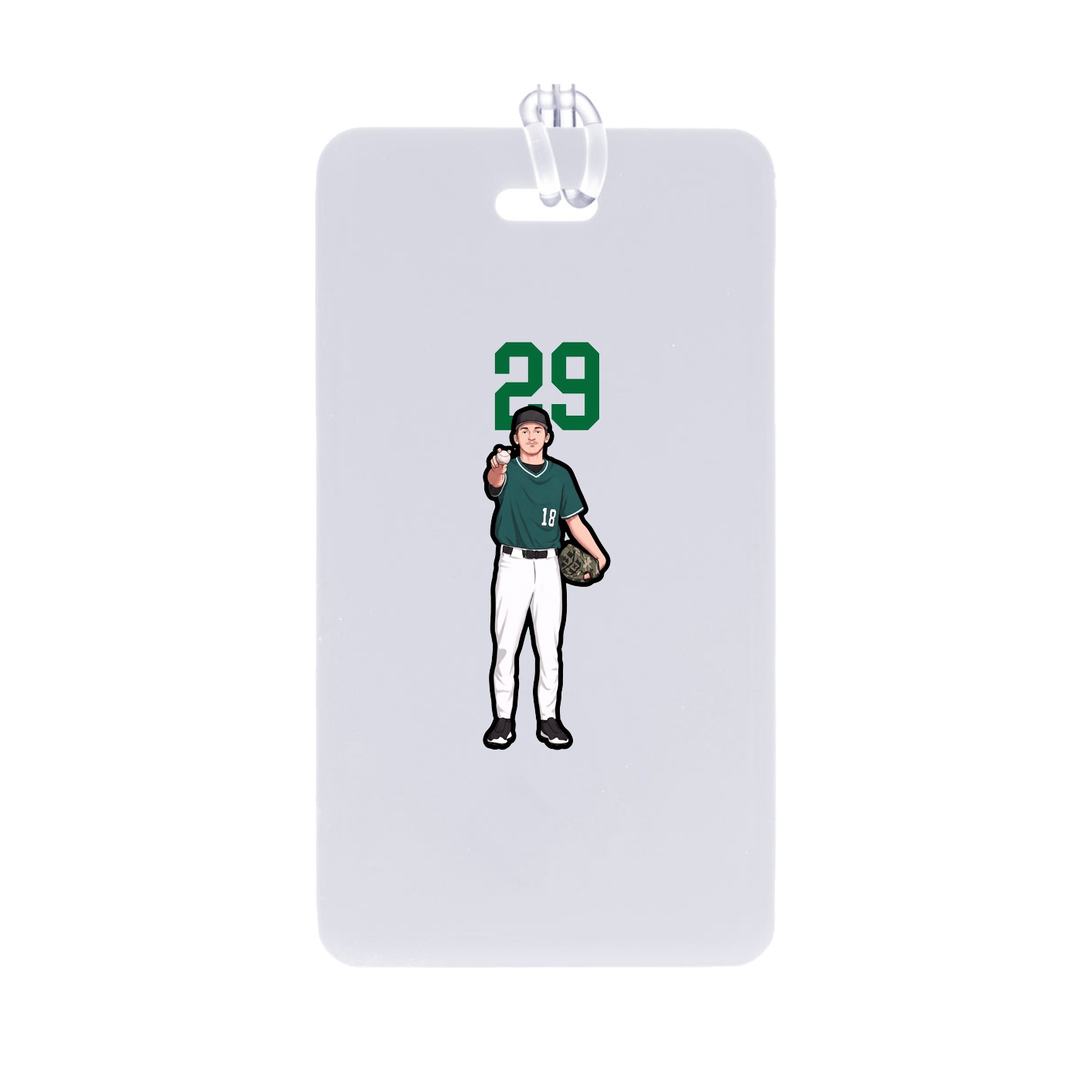 Bag Tag — Number Top in Classic