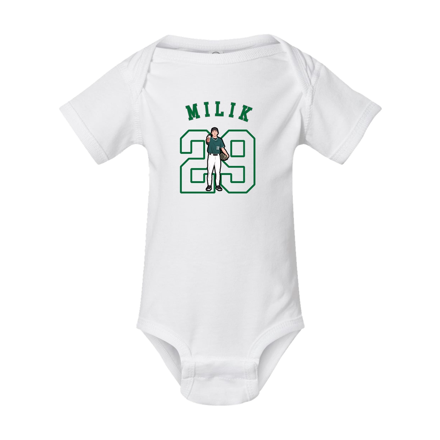 Baby Onesie — Shirsey Arch in White