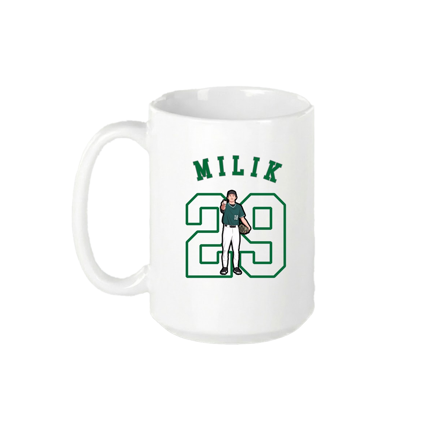 15oz Coffee Mug — Shirsey Arch in White