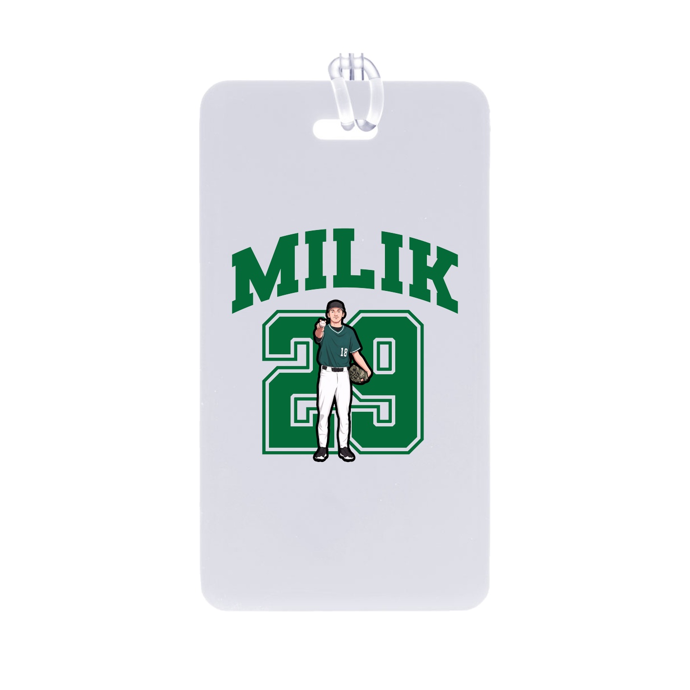 Bag Tag — Number in Classic