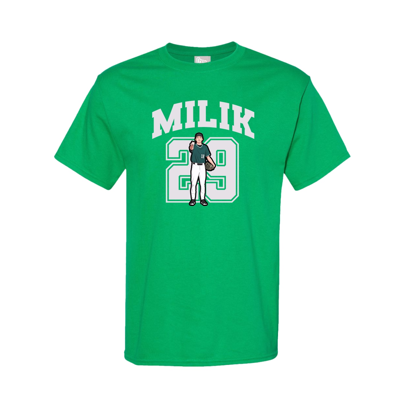 Tee — Number in Green