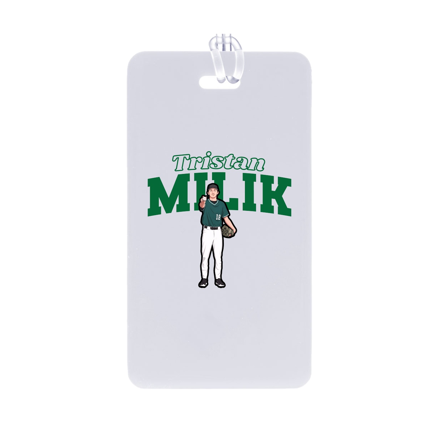 Bag Tag — Name Arch in Classic