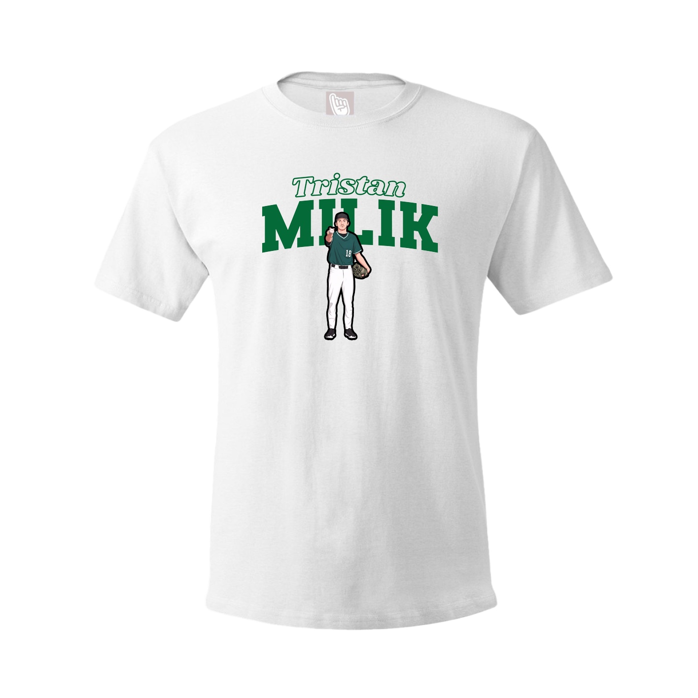 Tee — Name Arch in White