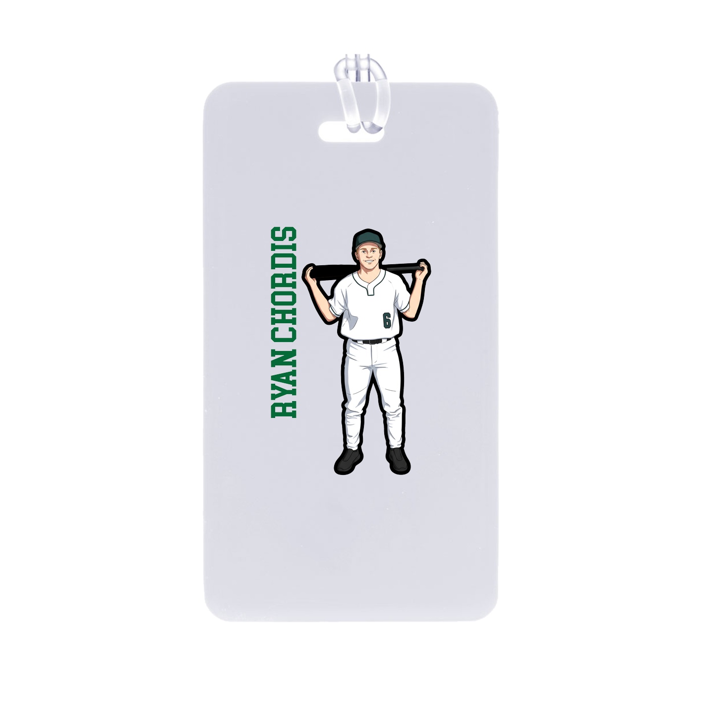 Bag Tag — Name Vertical in Classic
