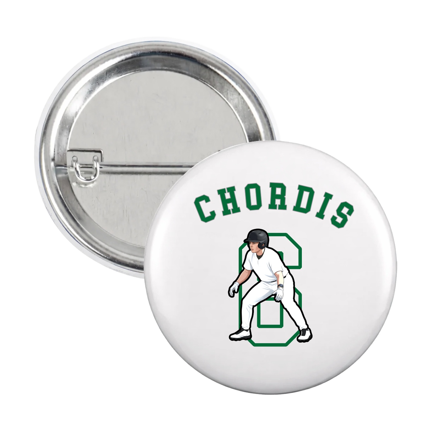 Game Day Button — Shirsey Arch in White
