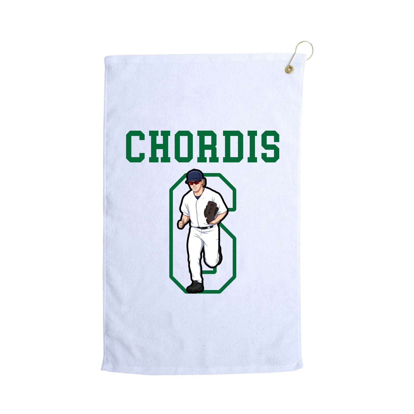 Golf Towel — Shirsey in White