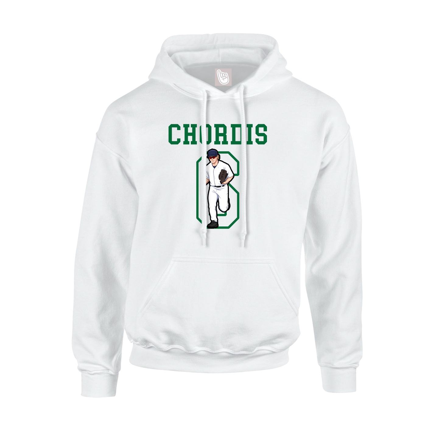 Hoodie — Shirsey in White