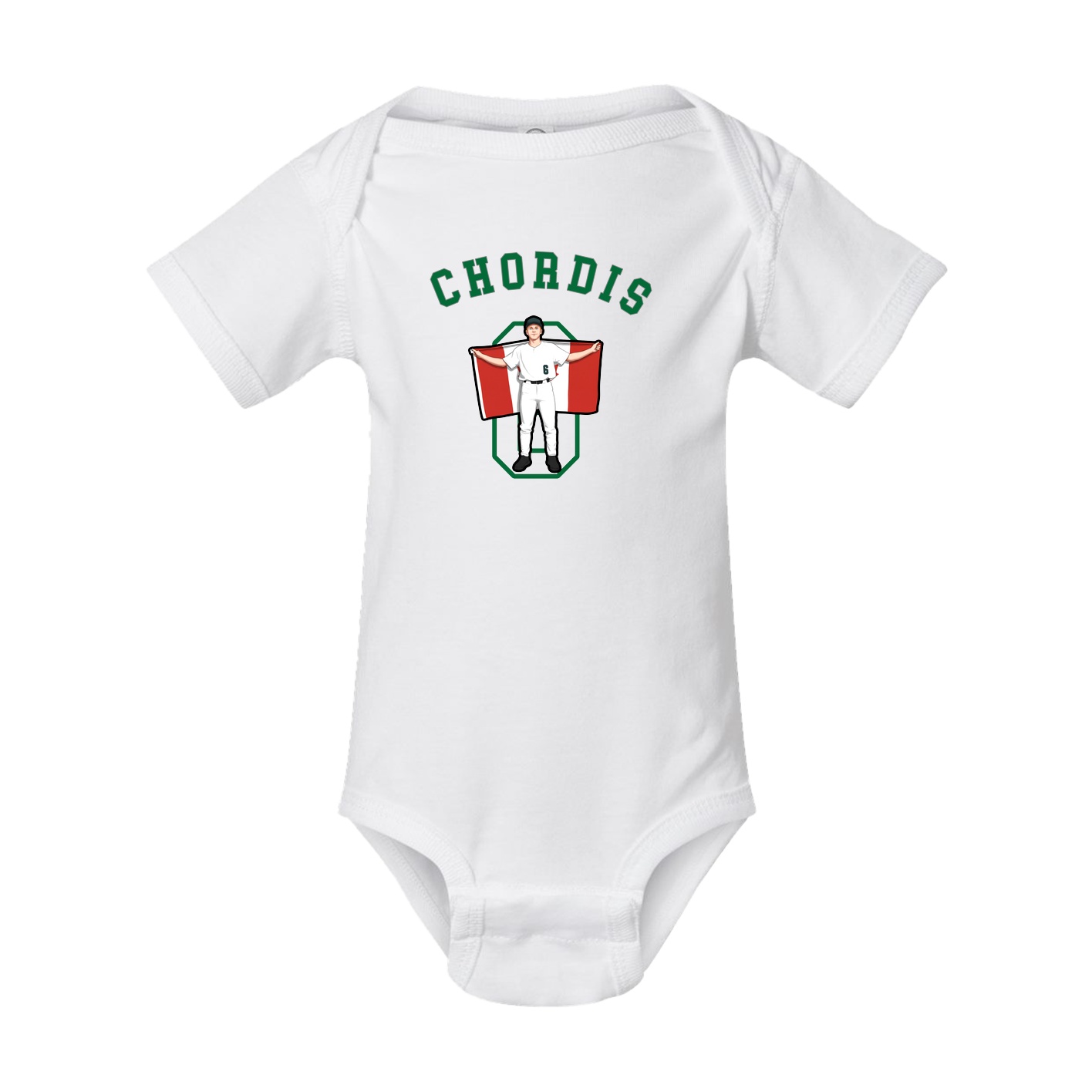 Baby Onesie — Shirsey Arch in White