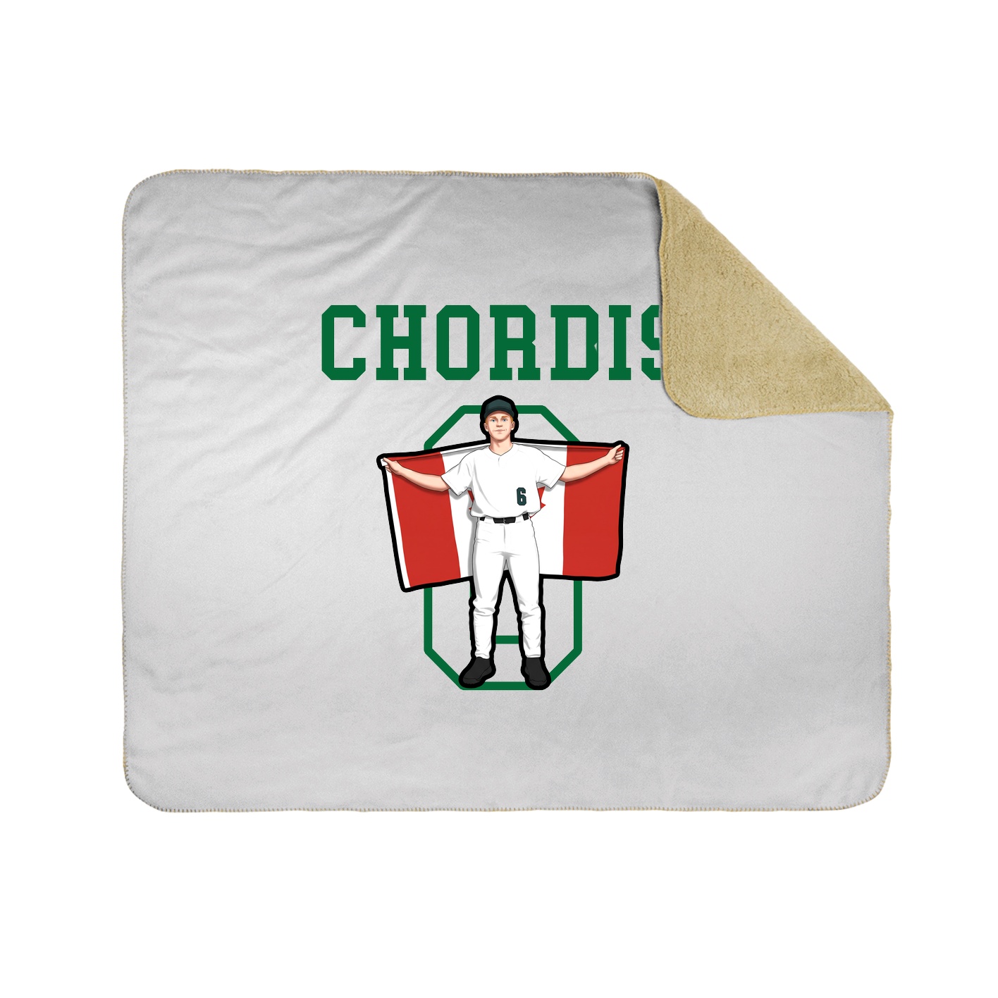 Throw Blanket — Shirsey in White