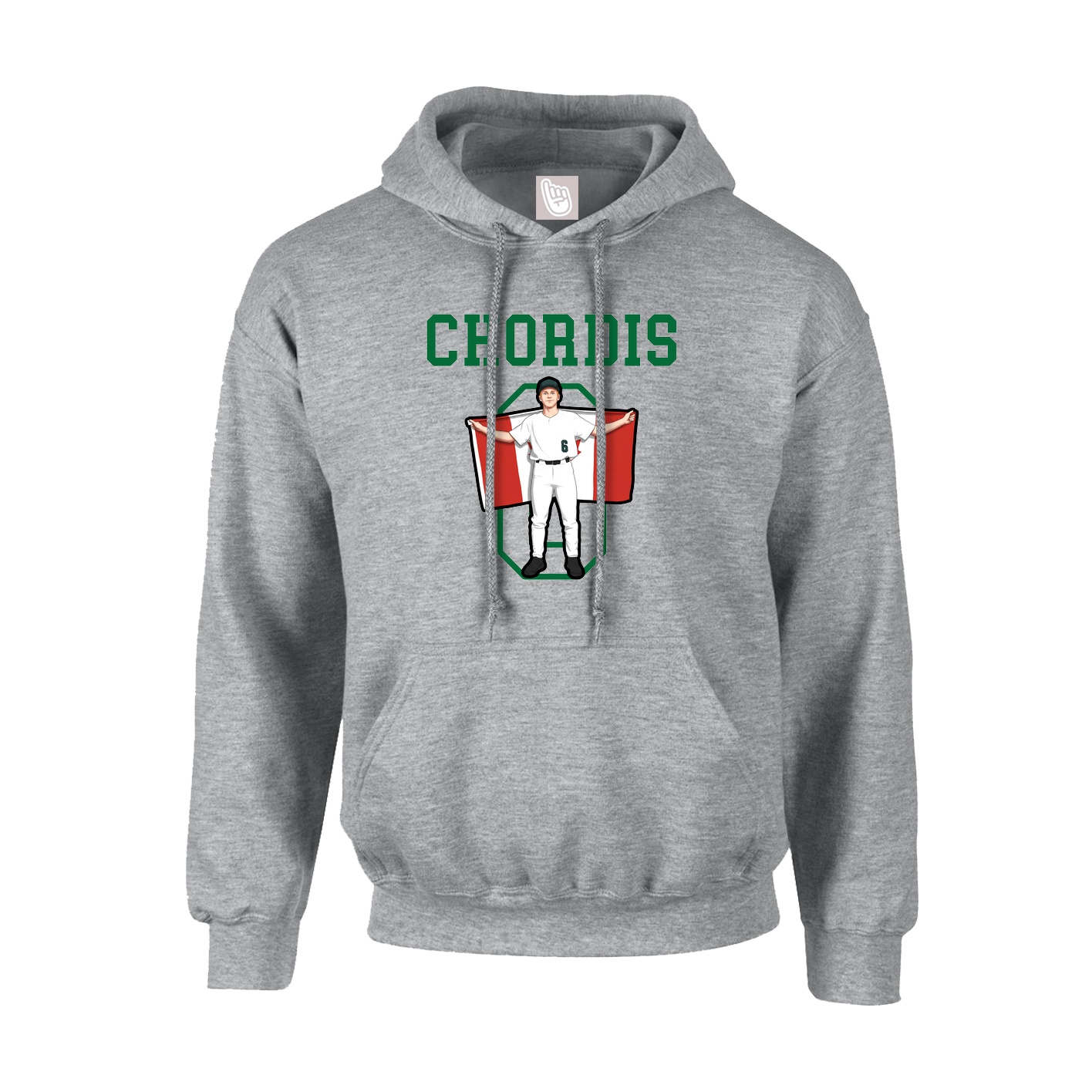Hoodie — Shirsey in Grey