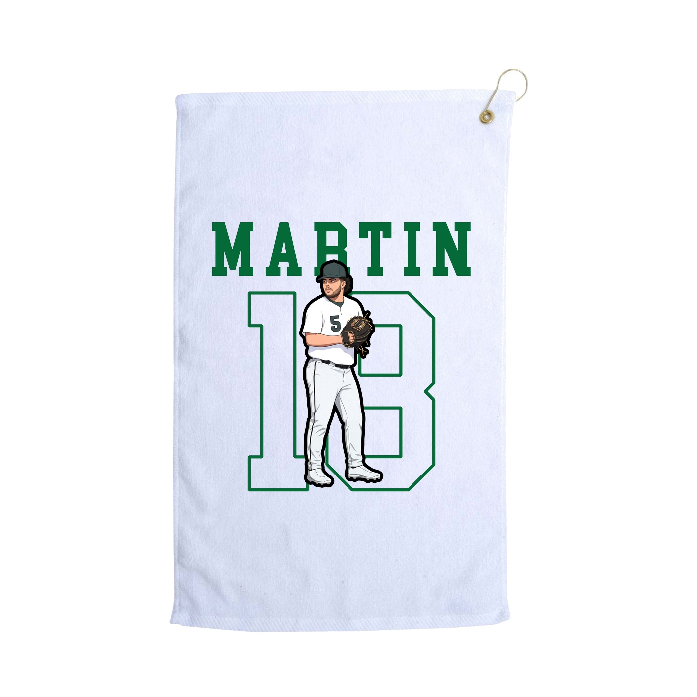 Golf Towel — Shirsey in White