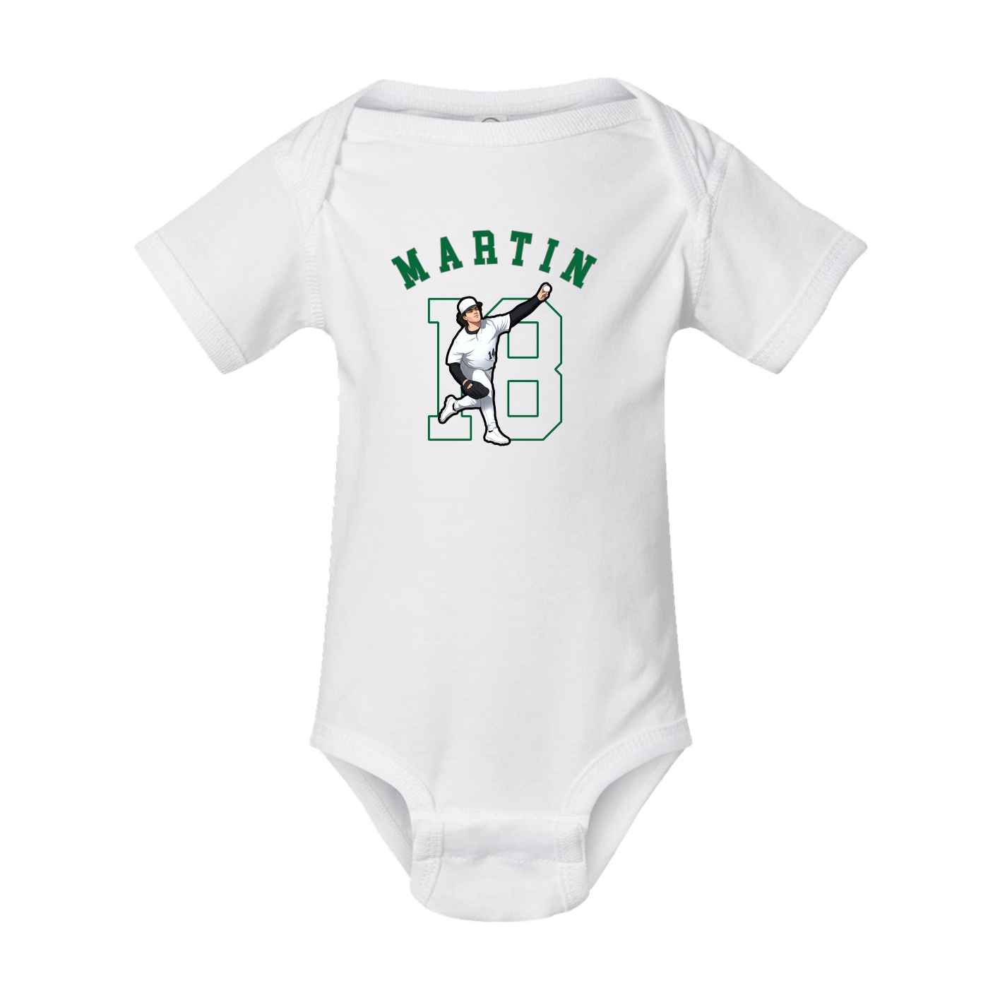 Baby Onesie — Shirsey Arch in White