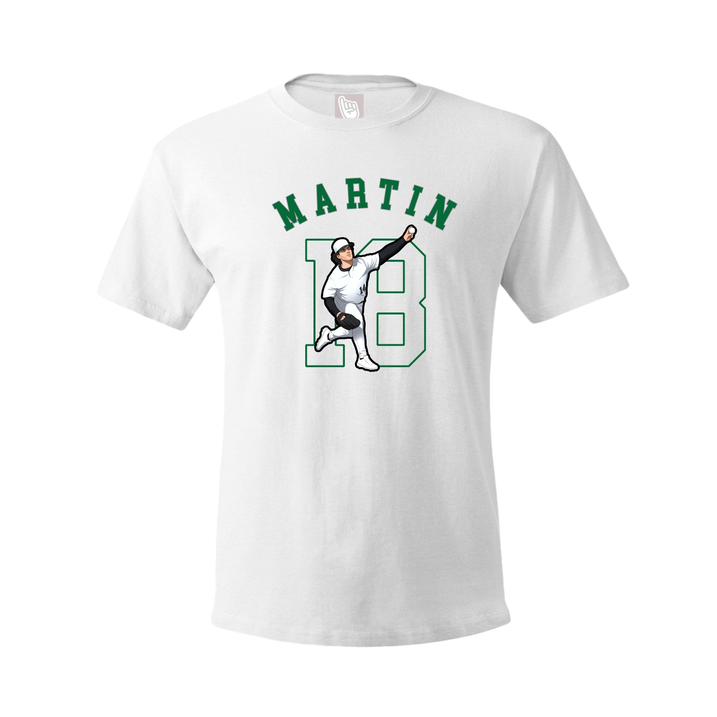 Youth Tee — Shirsey Arch in White