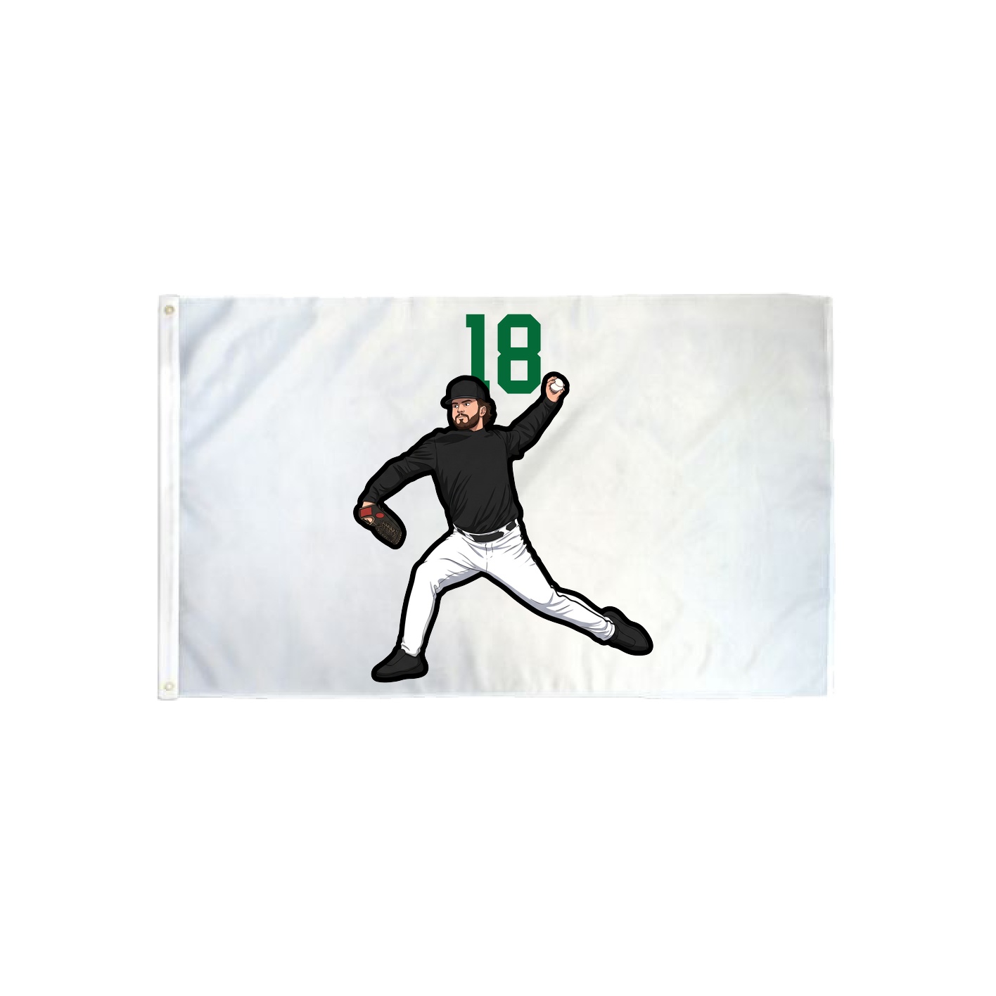 3x5 Flag — Number Top in Classic