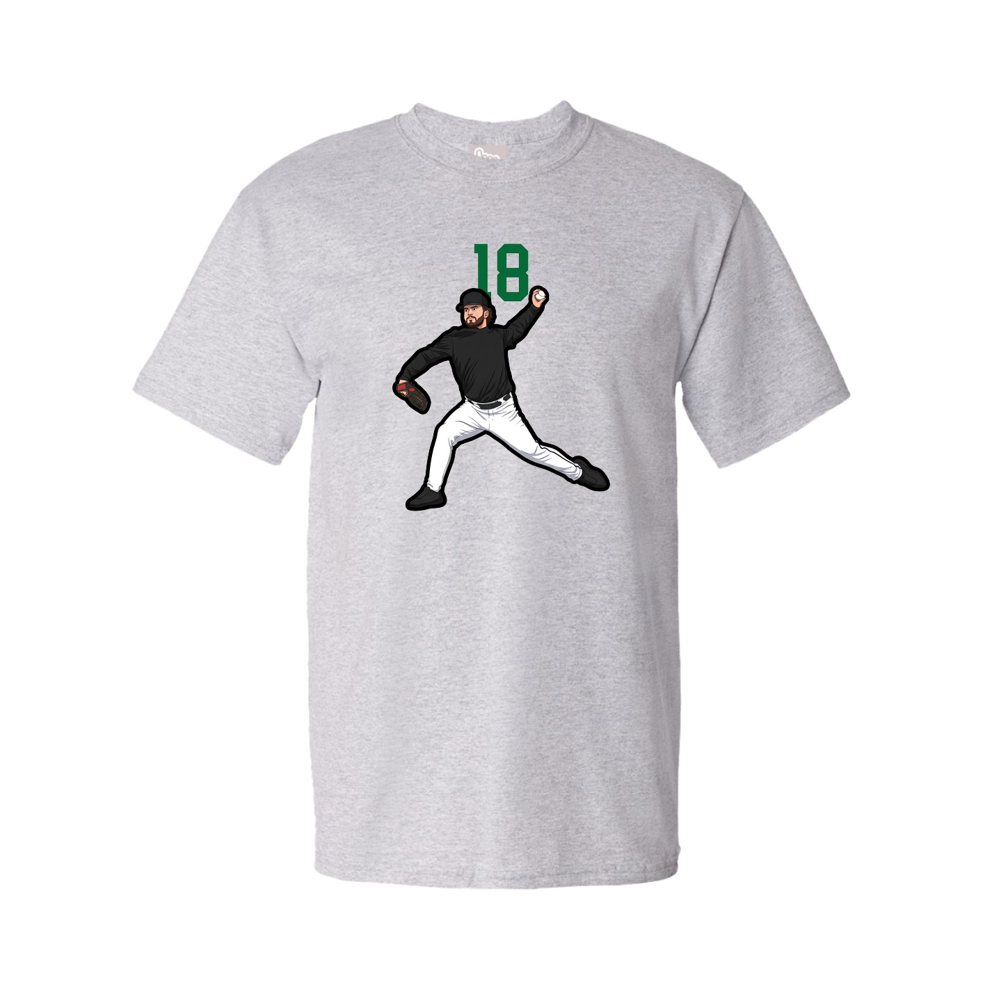 Tee — Number Top in Grey