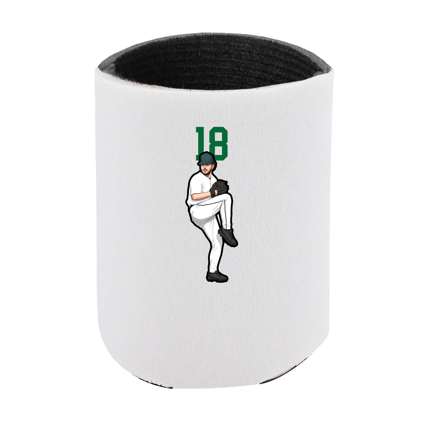 Can Holder — Number Top in White