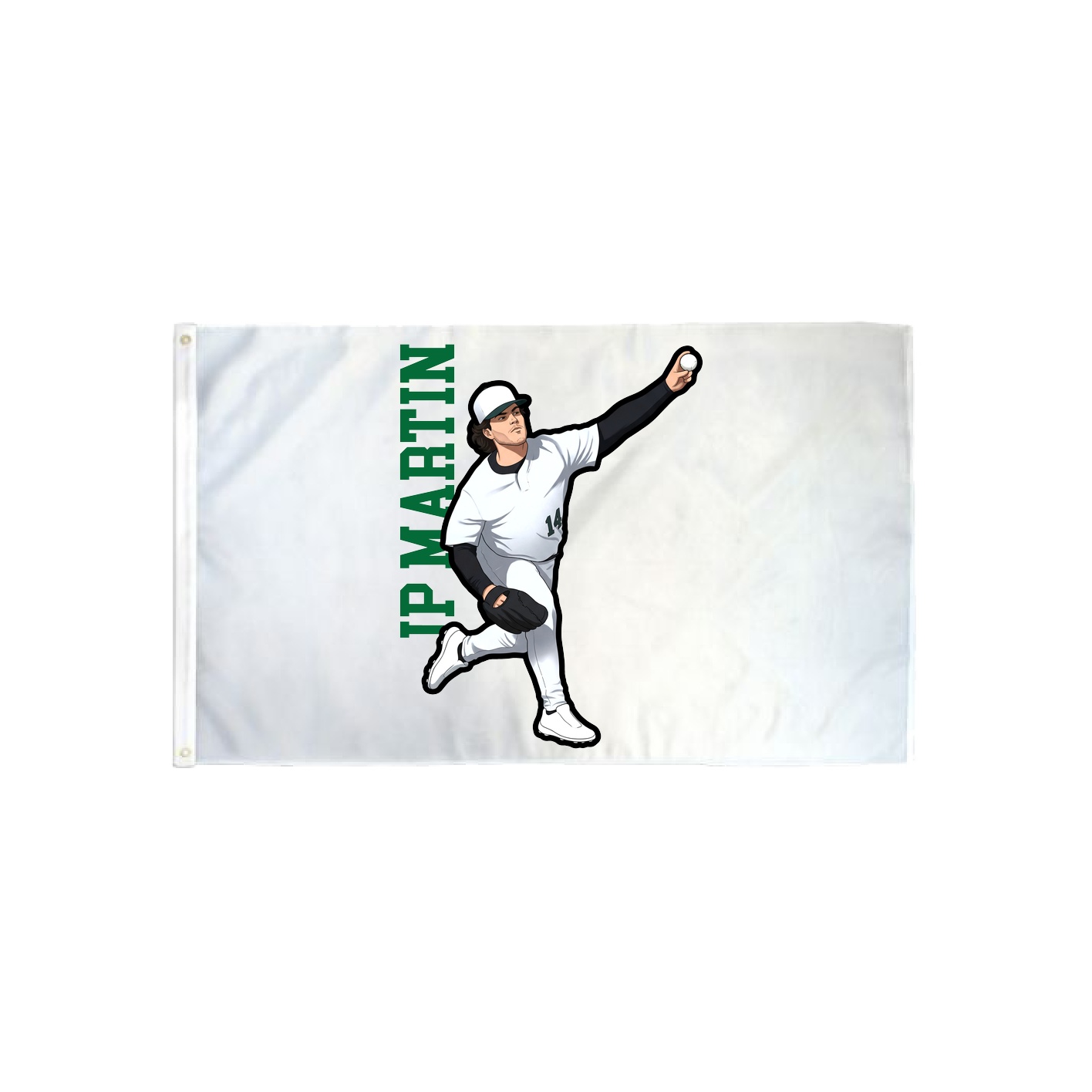 3x5 Flag — Name Vertical in Classic