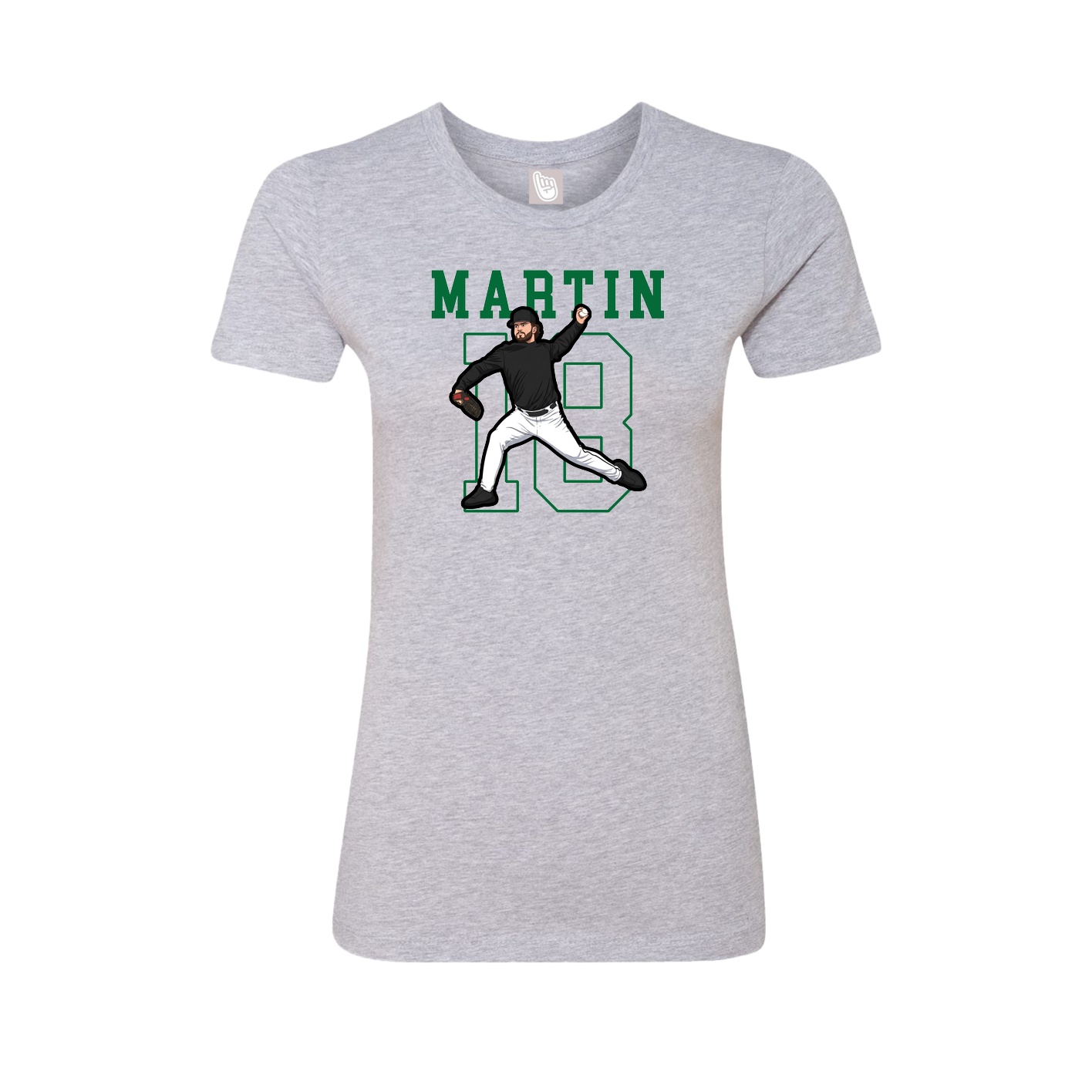 Fitted Women's Tee — Shirsey in Grey