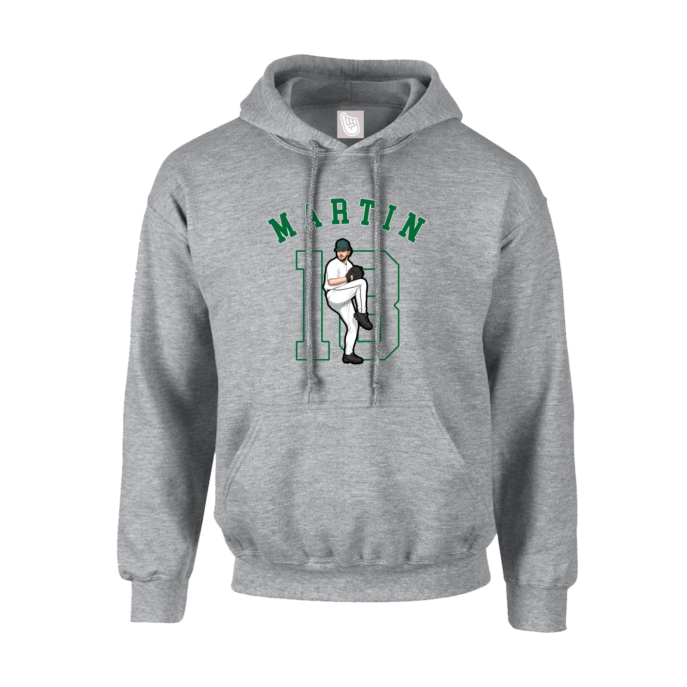 Youth Hoodie — Shirsey Arch in Grey