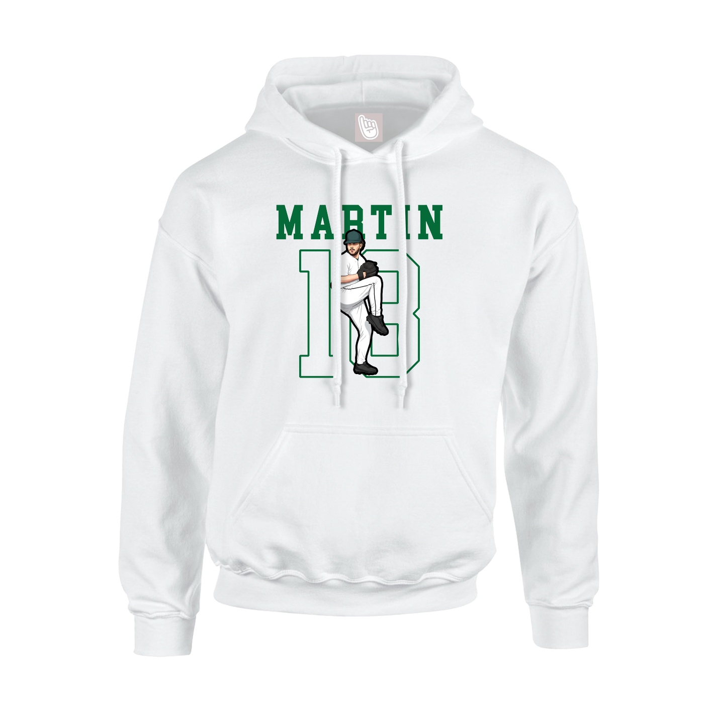 Hoodie — Shirsey in White