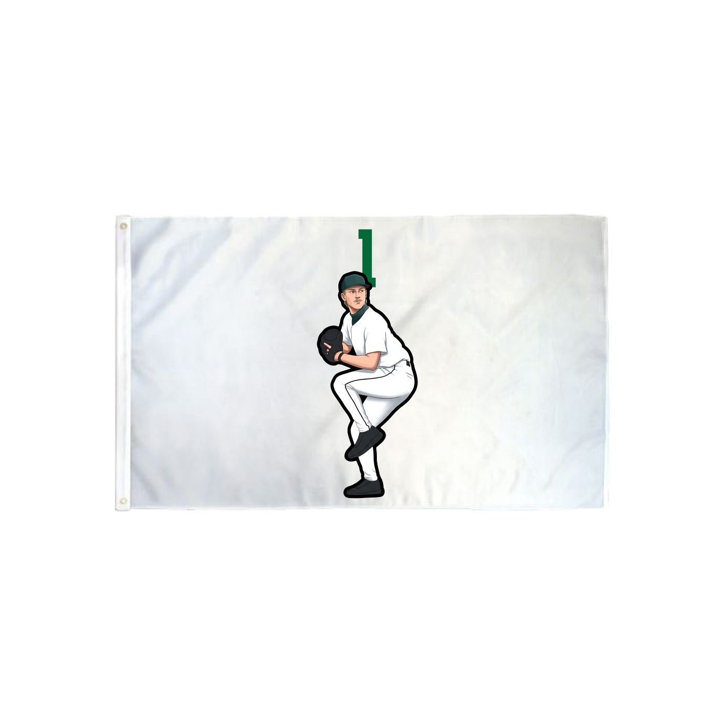 3x5 Flag — Number Top in Classic