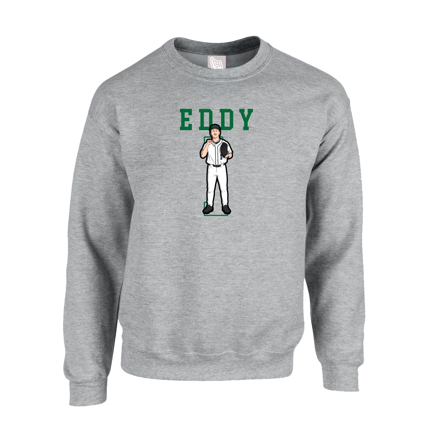 Fleece Crew — Shirsey in Grey