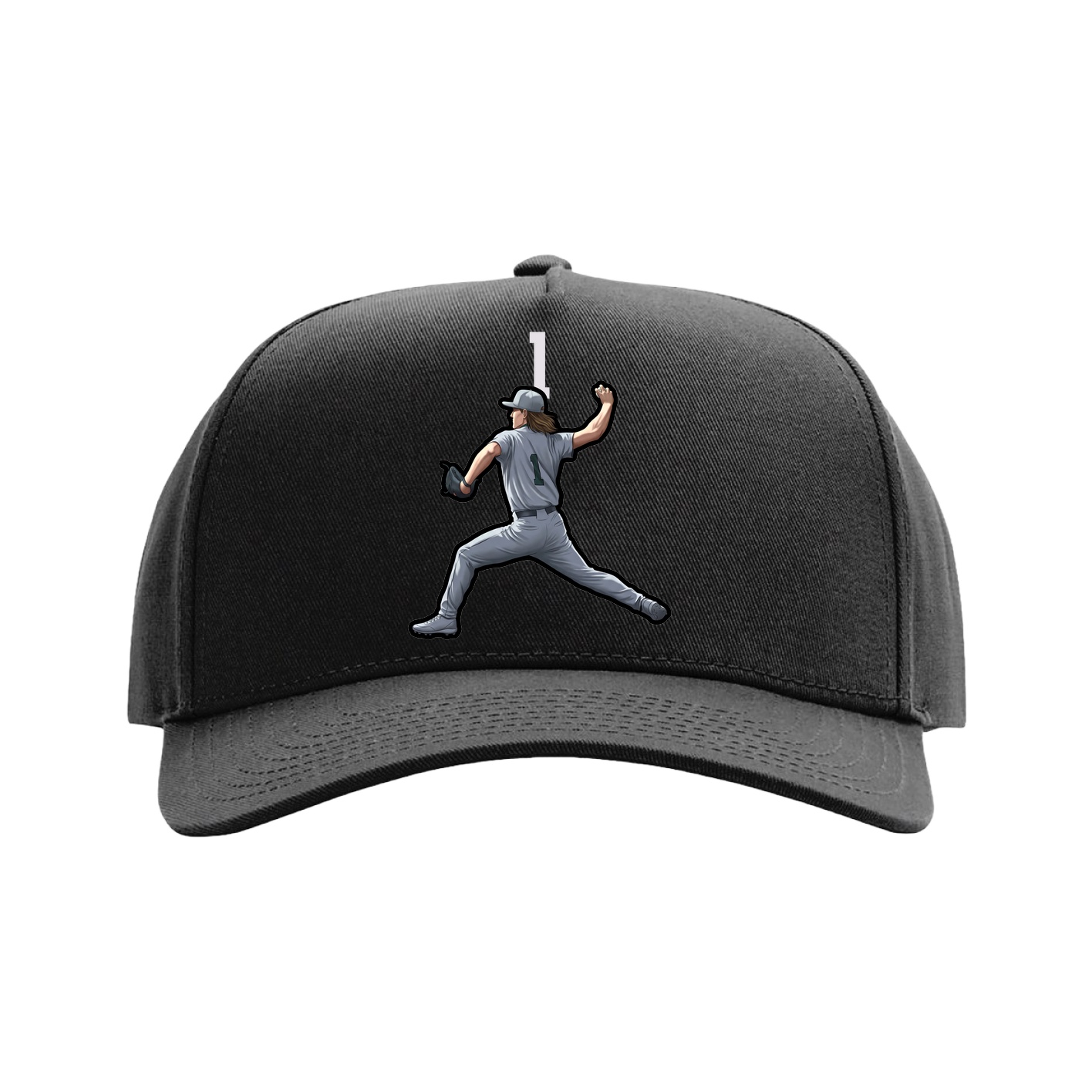 Full Fabric Five-Panel Champ Cap