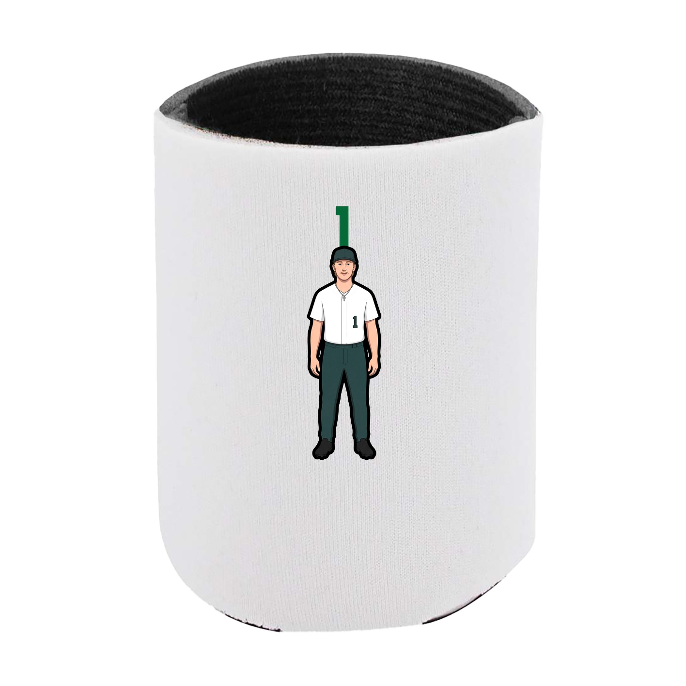 Can Holder — Number Top in White