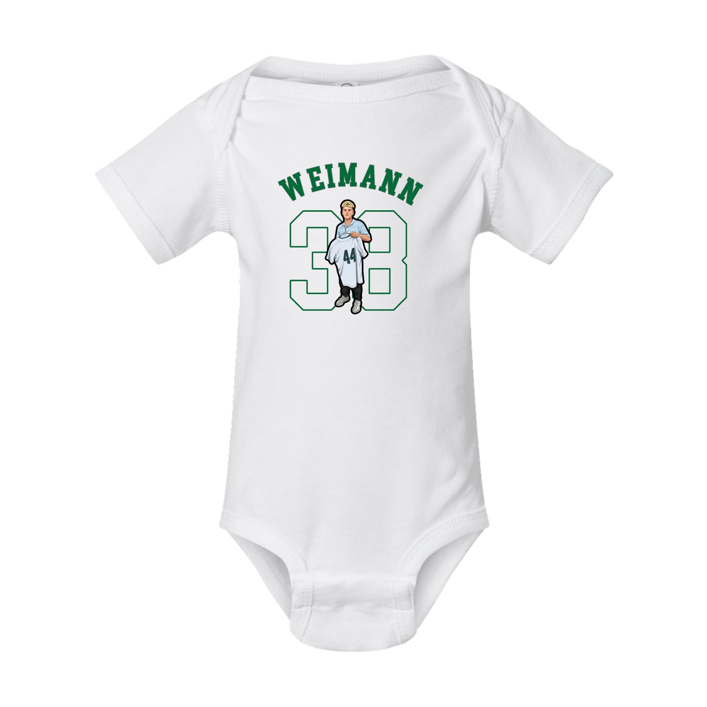 Baby Onesie — Shirsey Arch in White