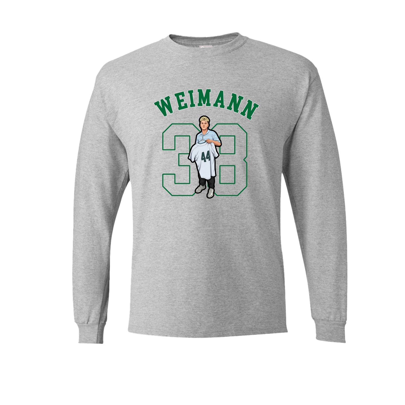 Long Sleeve Tee — Shirsey Arch in Grey