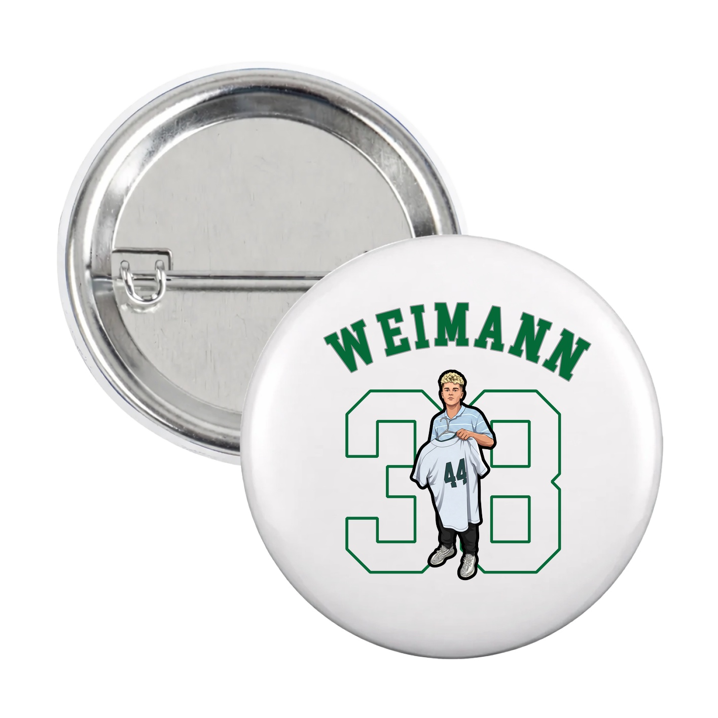 Game Day Button — Shirsey Arch in White