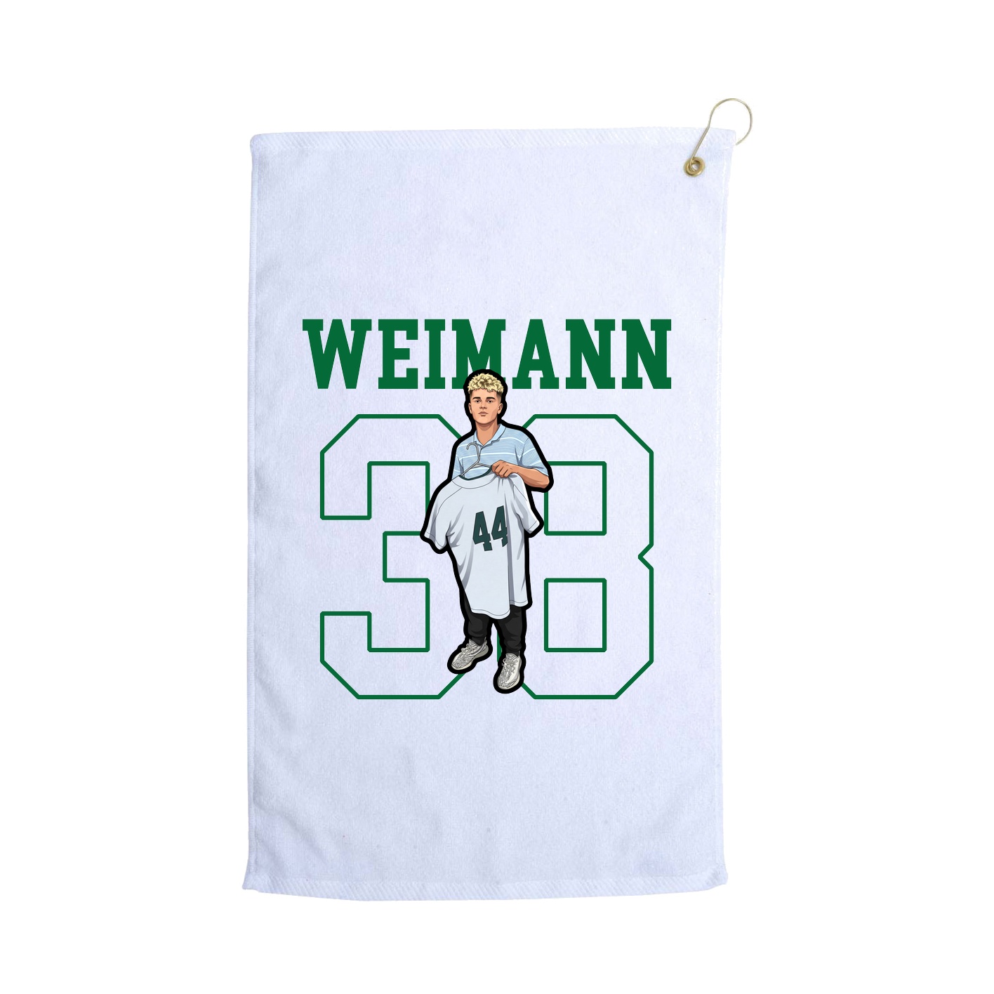 Golf Towel — Shirsey in White