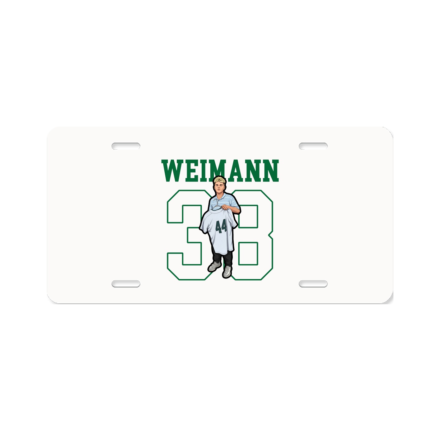 License Plate — Shirsey in Classic