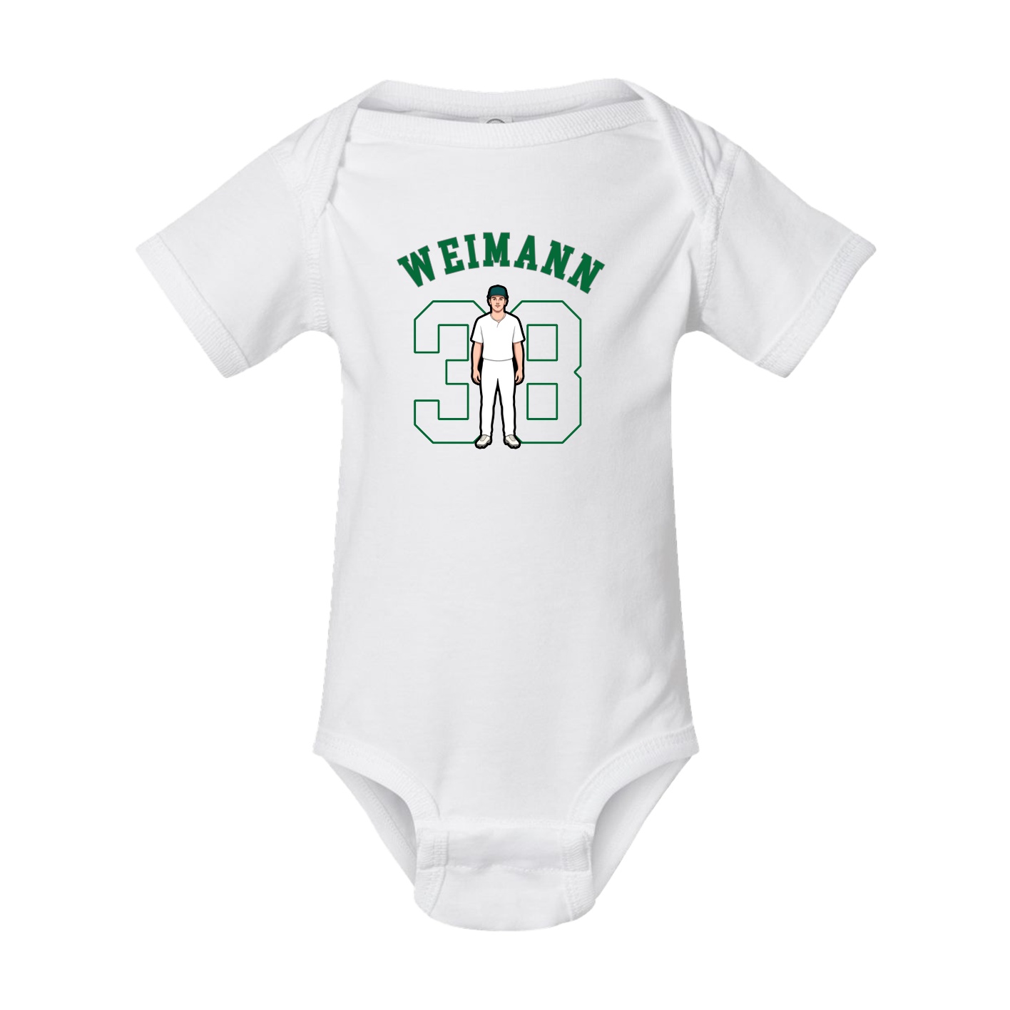 Baby Onesie — Shirsey Arch in White