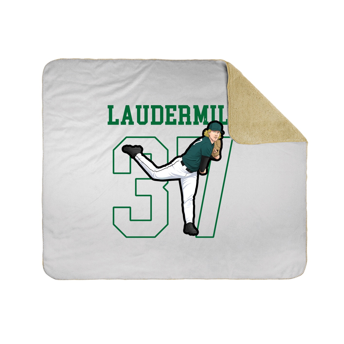 Throw Blanket — Shirsey in White