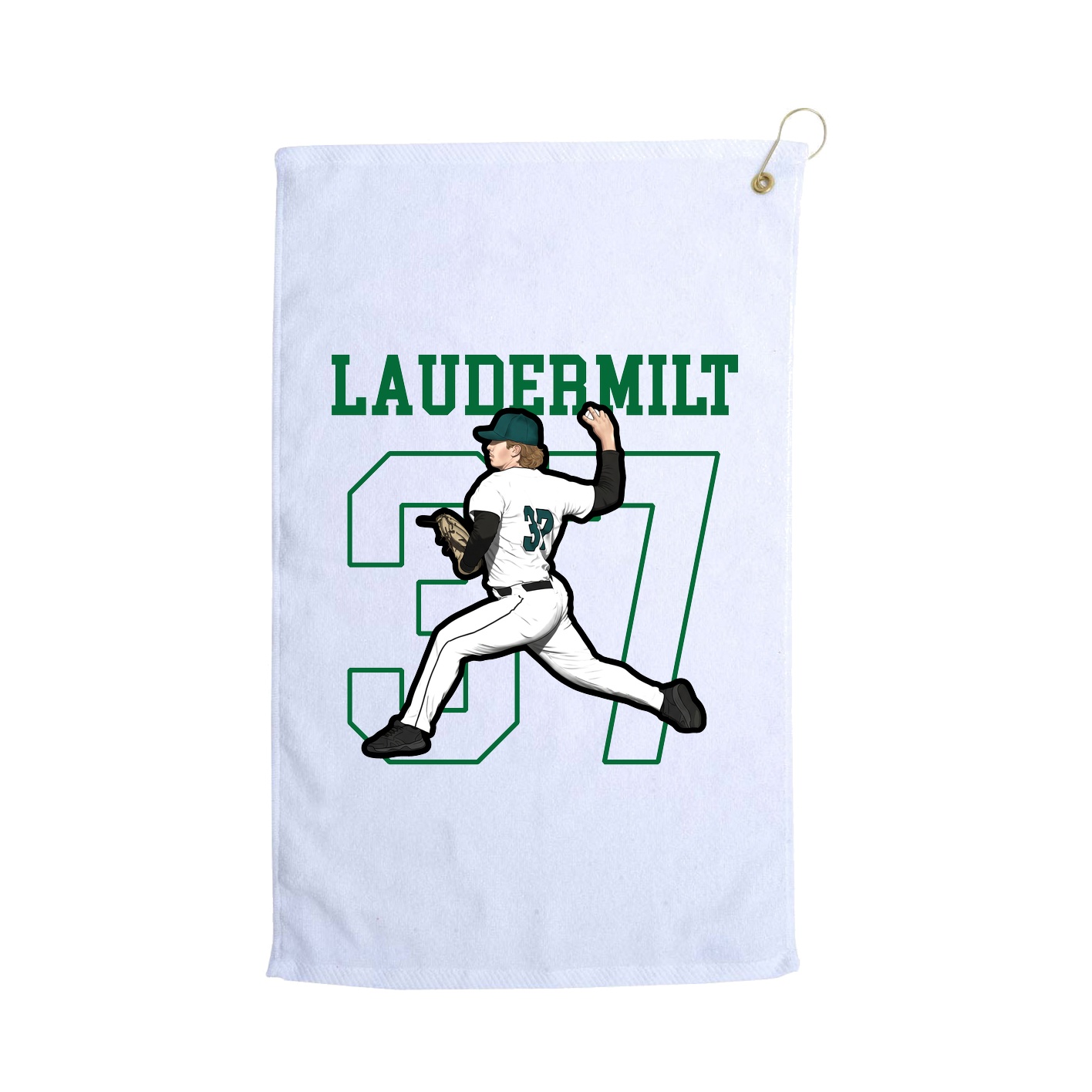 Golf Towel — Shirsey in White
