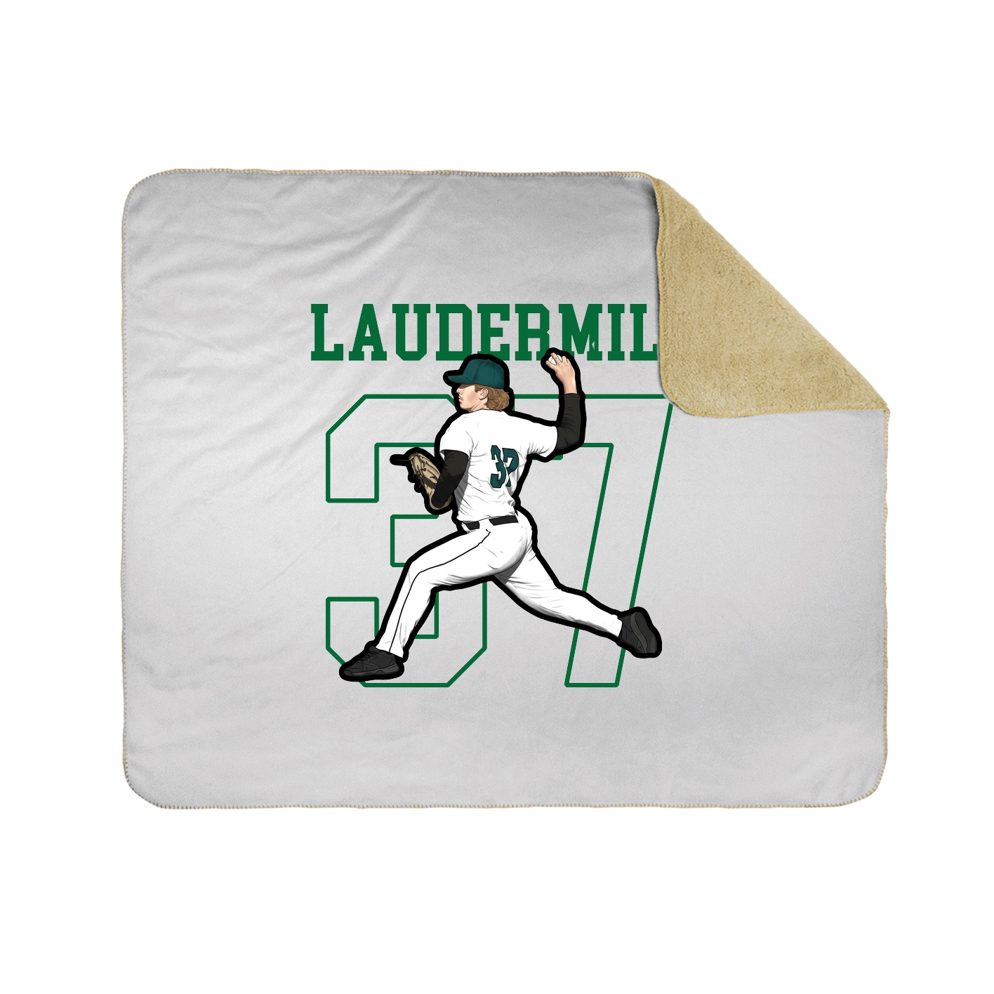 Throw Blanket — Shirsey in White