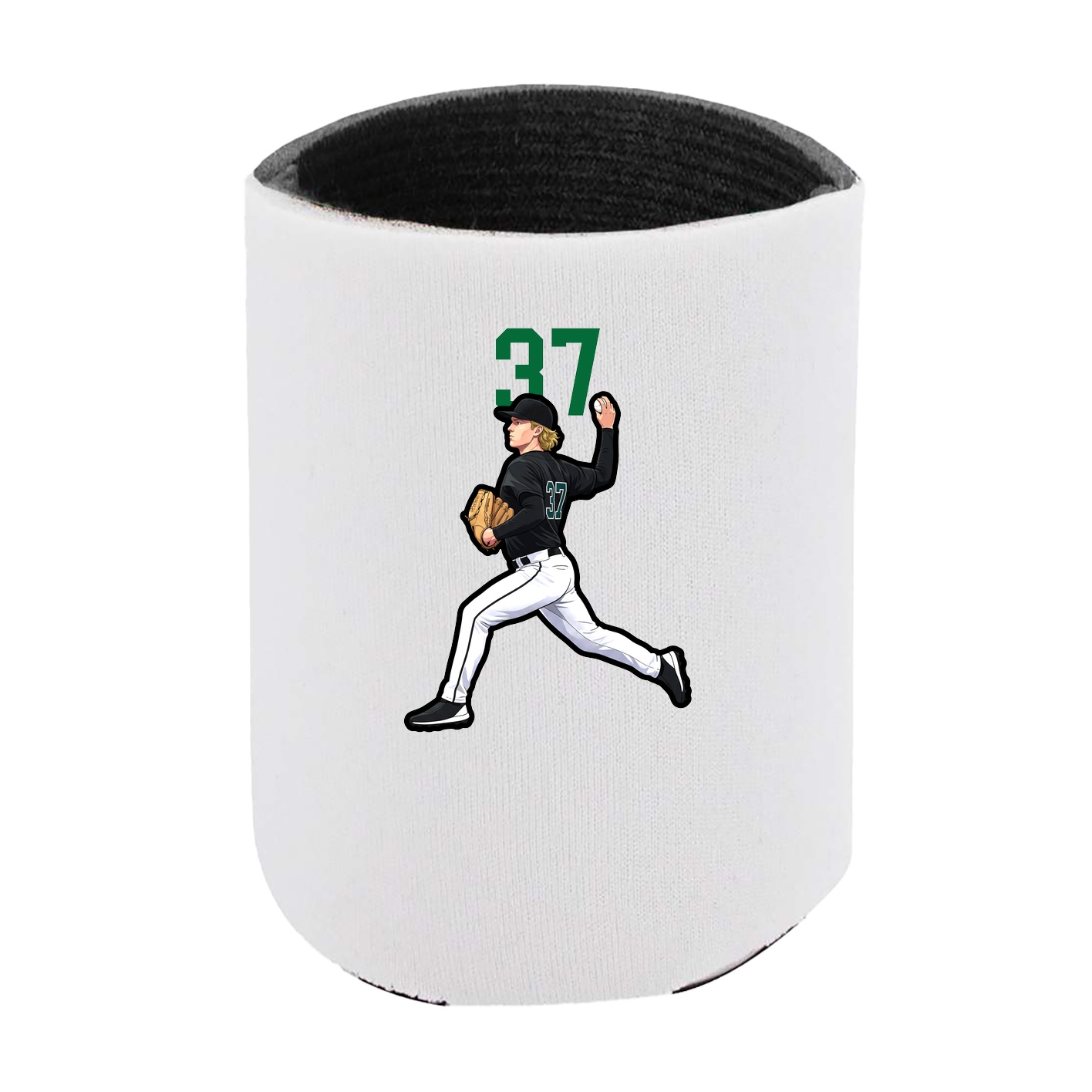 Can Holder — Number Top in White