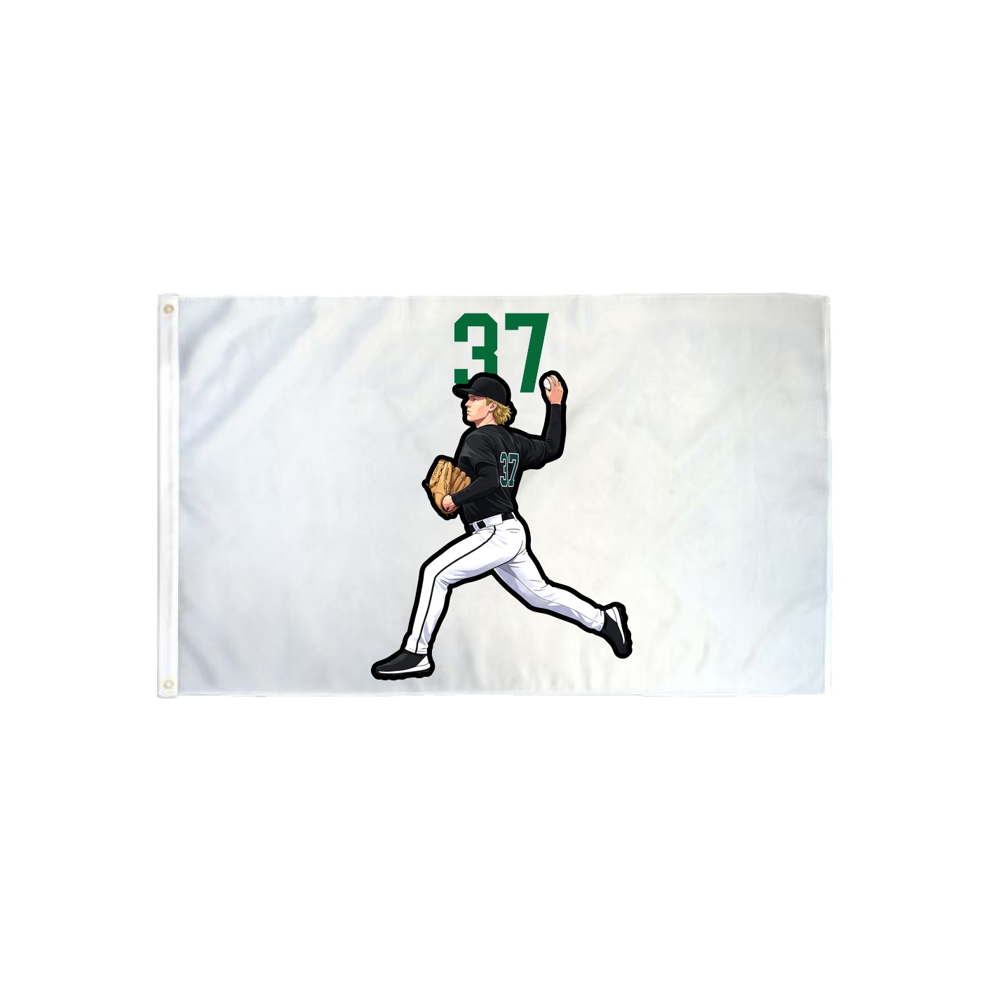 3x5 Flag — Number Top in Classic