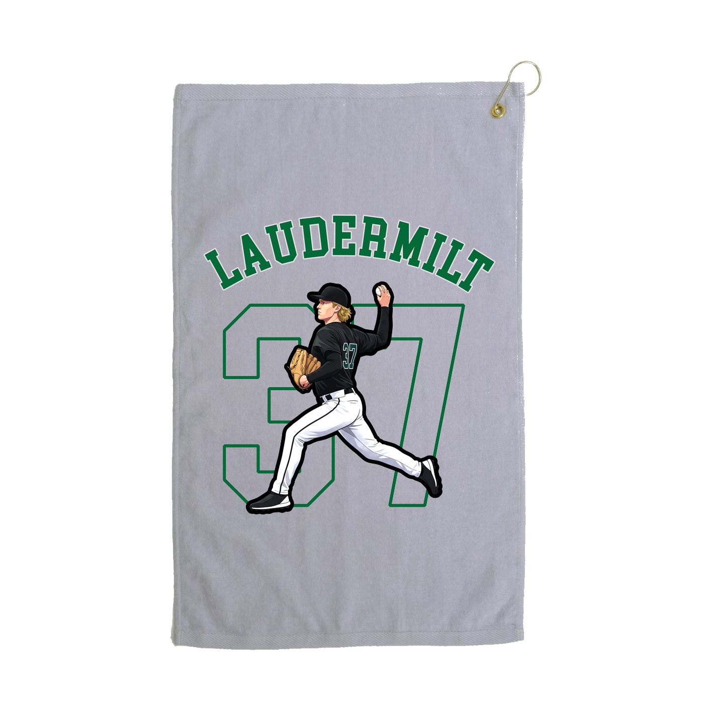 Golf Towel — Shirsey Arch in Grey
