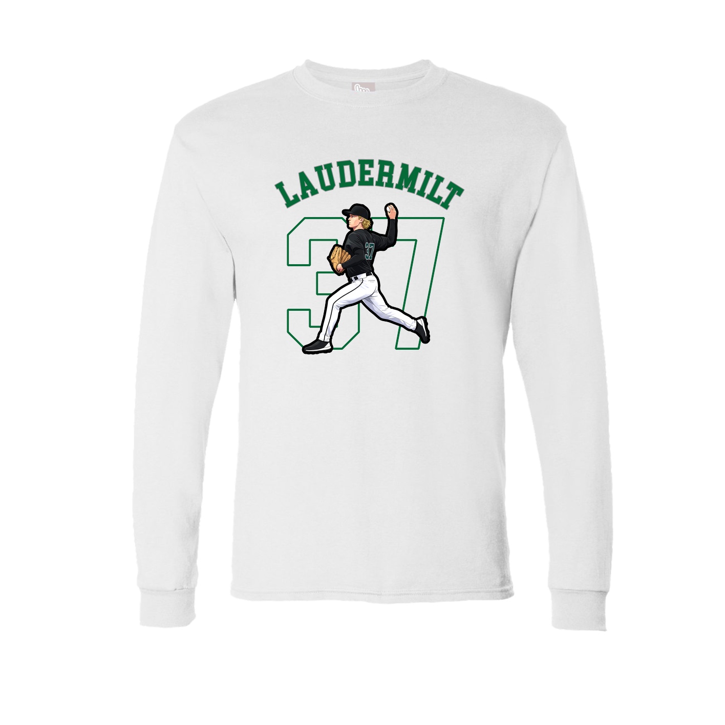 Long Sleeve Tee — Shirsey Arch in White