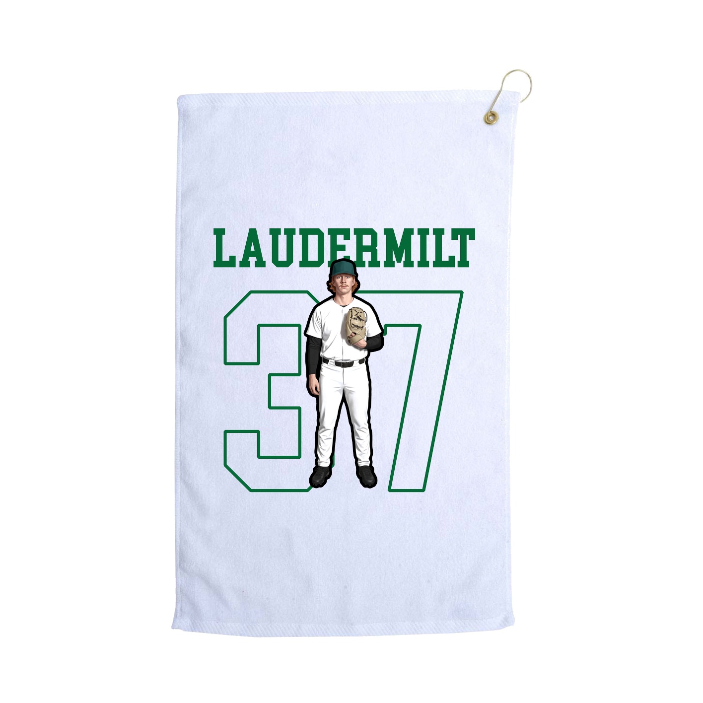 Golf Towel — Shirsey in White