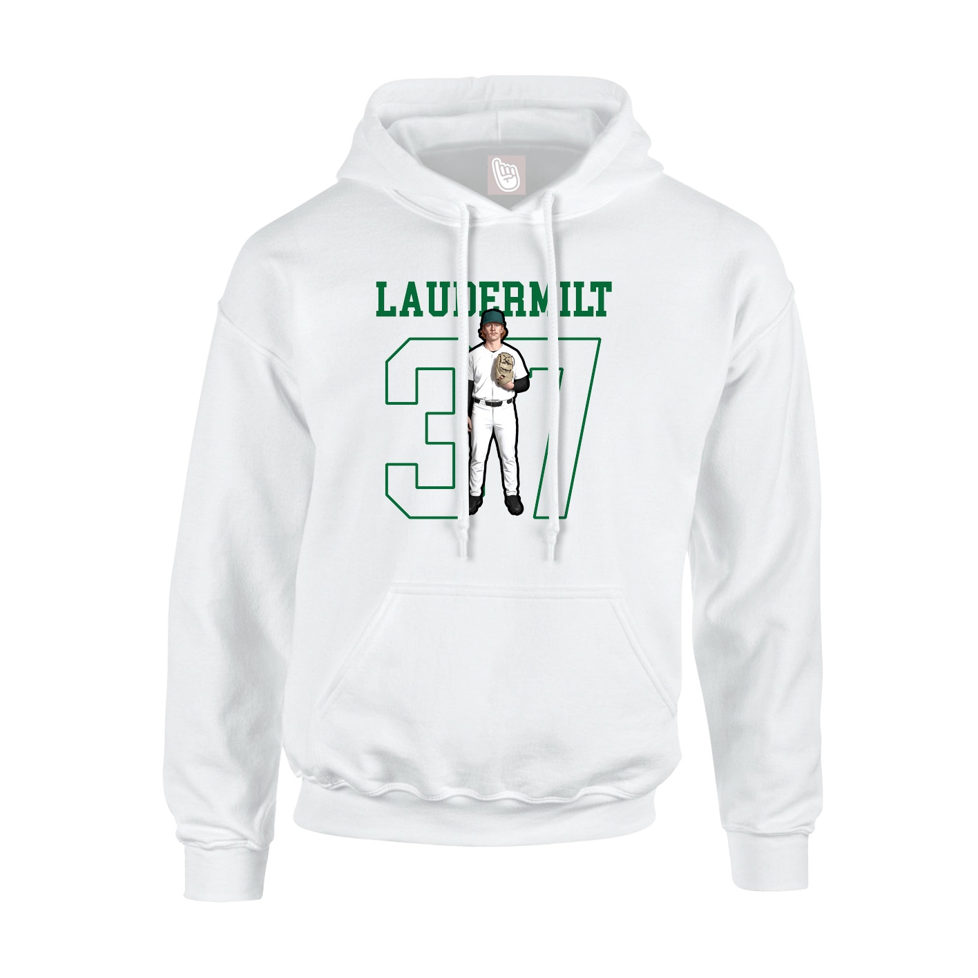 Hoodie — Shirsey in White