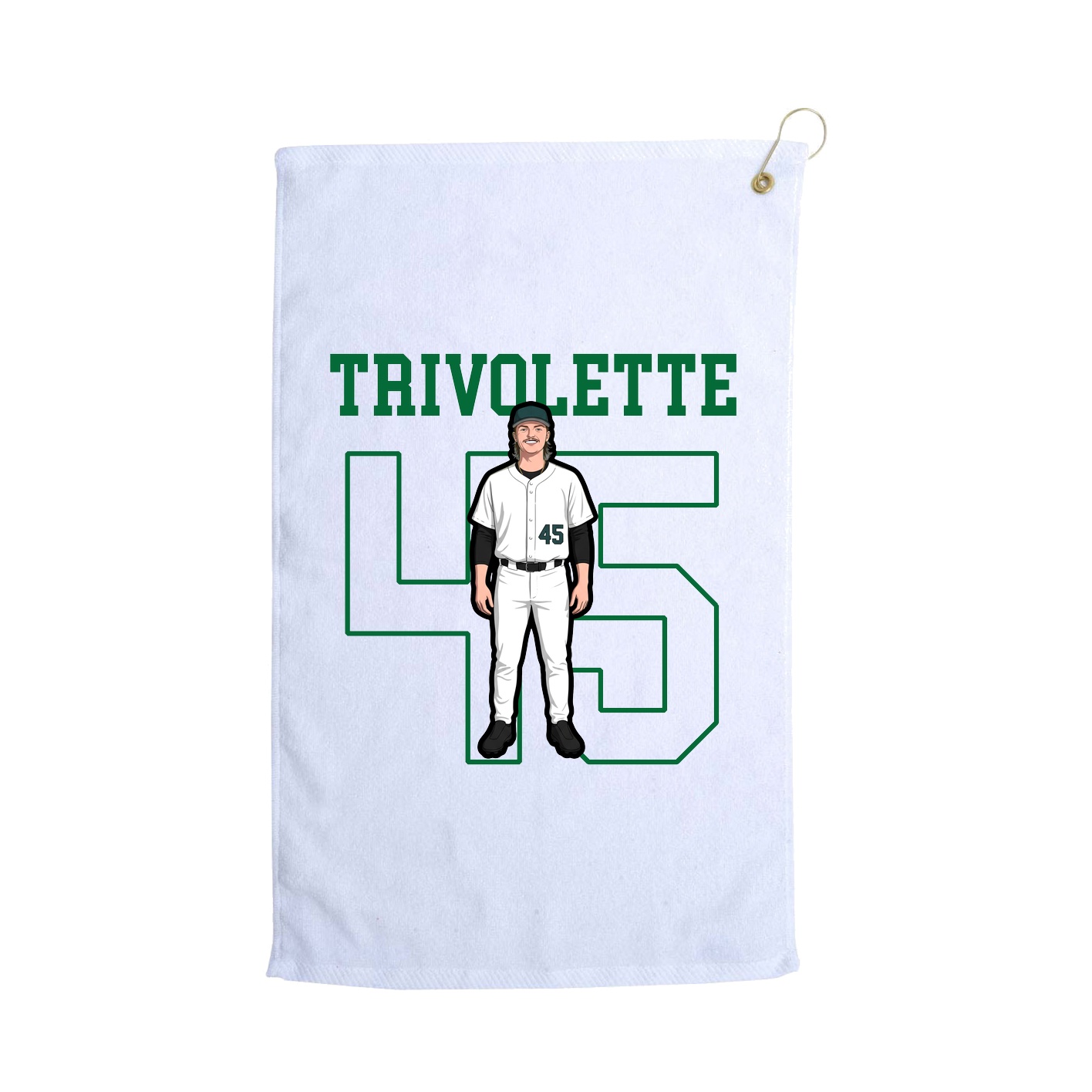 Golf Towel — Shirsey in White