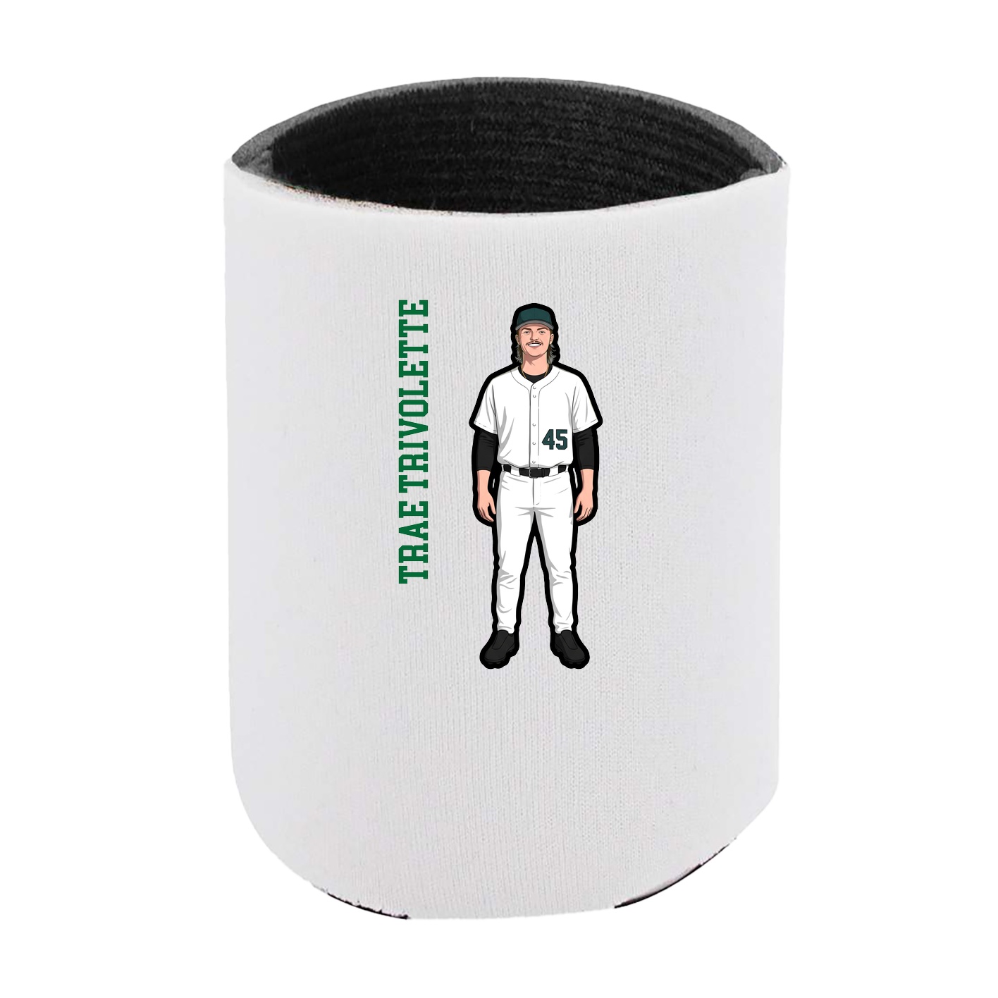 Can Holder — Name Vertical in White