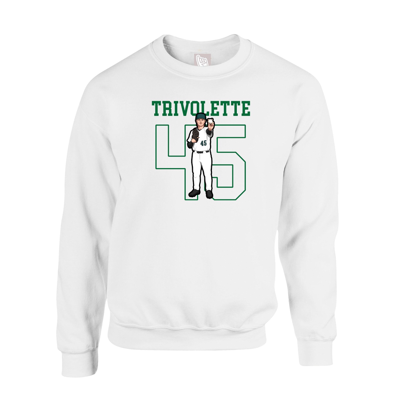 Fleece Crew — Shirsey in White