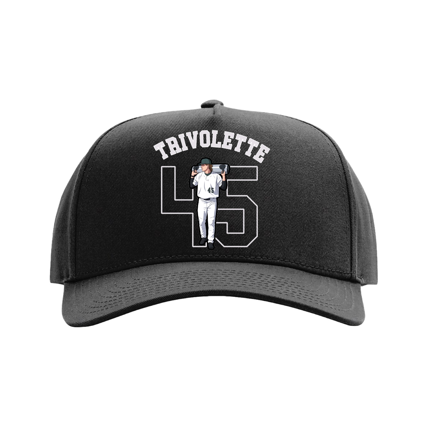 Full Fabric Five-Panel Champ Cap