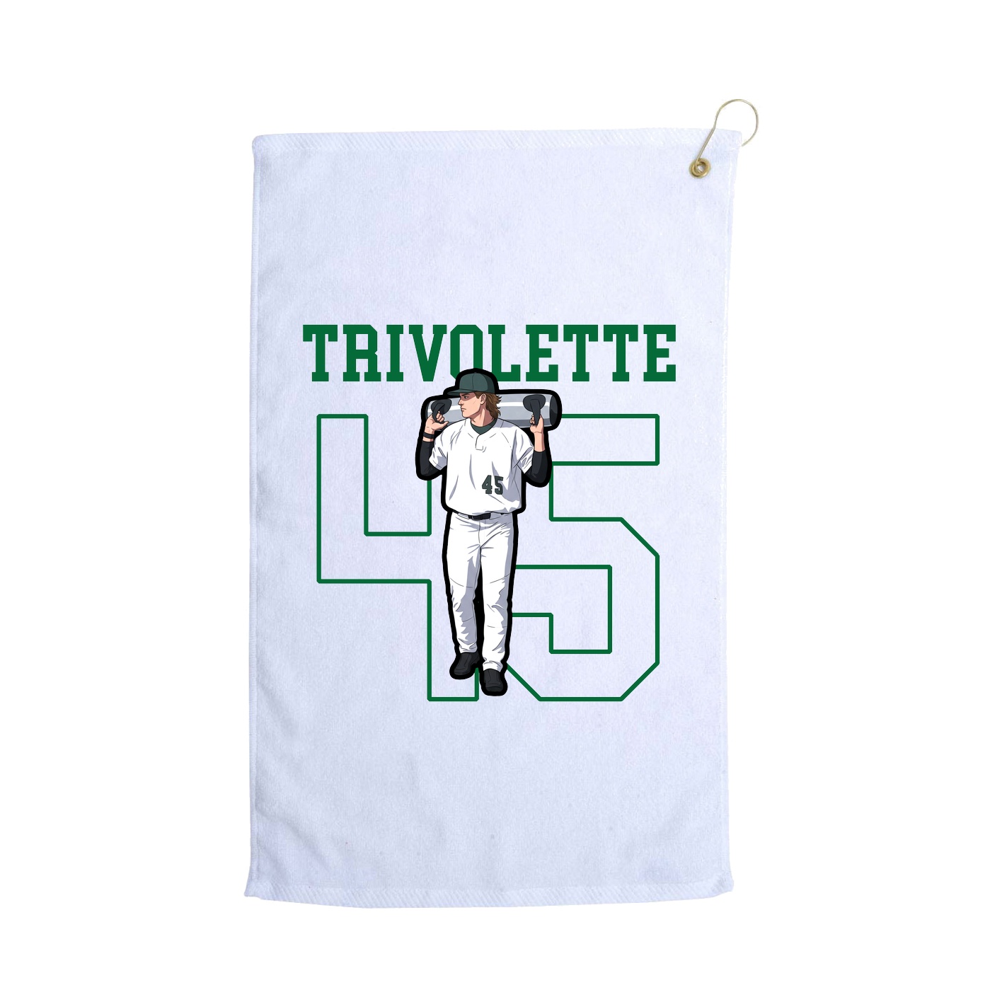 Golf Towel — Shirsey in White