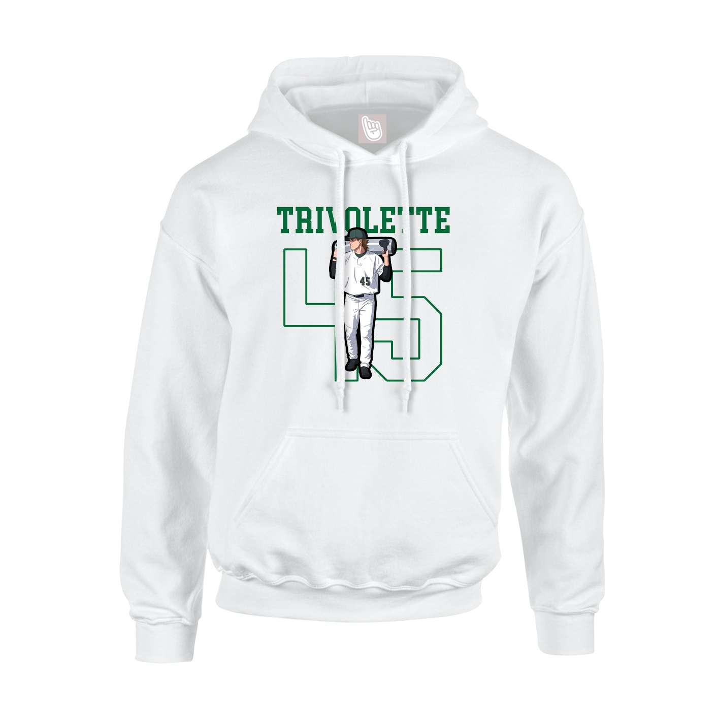 Youth Hoodie — Shirsey in White