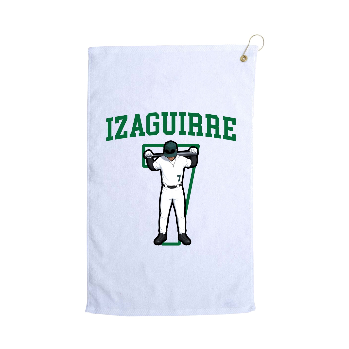 Golf Towel — Shirsey in White